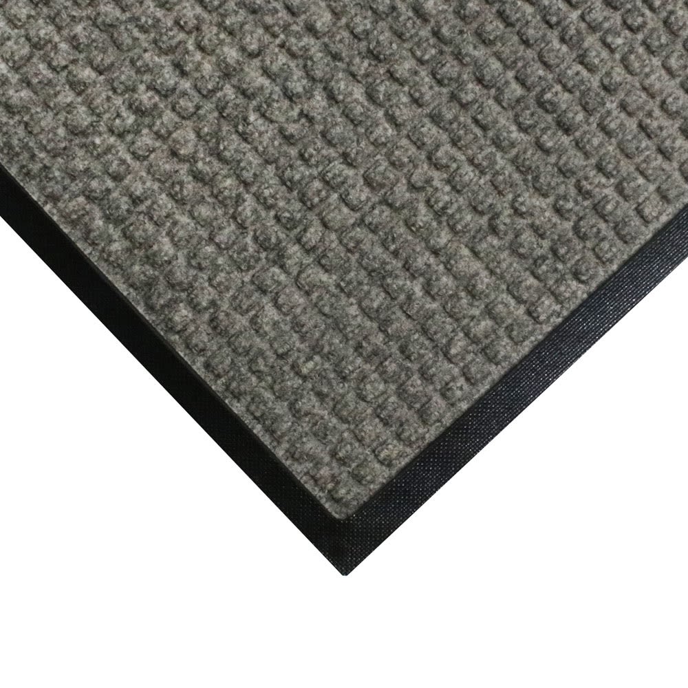 M+A Matting® Waterhog Classic 2x3 Medium Gray, Smooth Backing